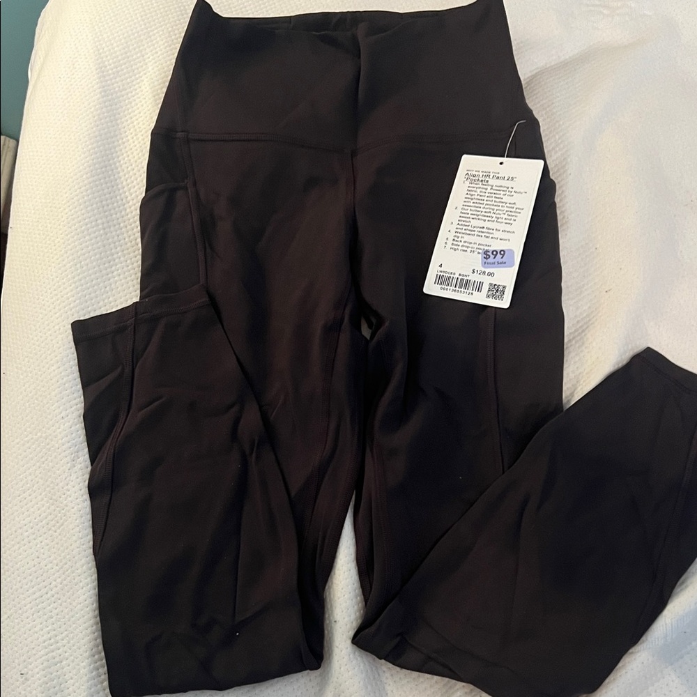 lululemon align HR pants 25” with pockets